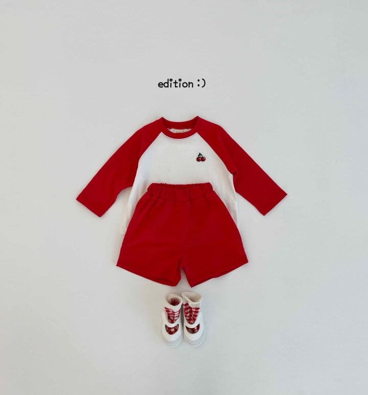 Edition - Korean Children Fashion - #prettylittlegirls - Fruit Single Top Bottom Set - 2