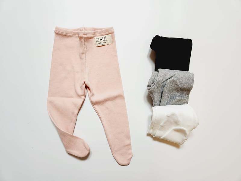 Ellykiki - Korean Baby Fashion - #babyoninstagram - Baby Foot Basic Leggings - 2