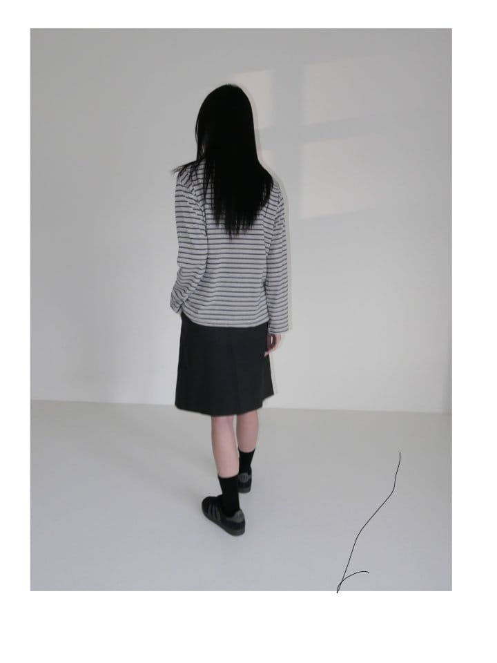 Enten - Korean Women Fashion - #momslook - Terra Wrinkle Skirt - 2