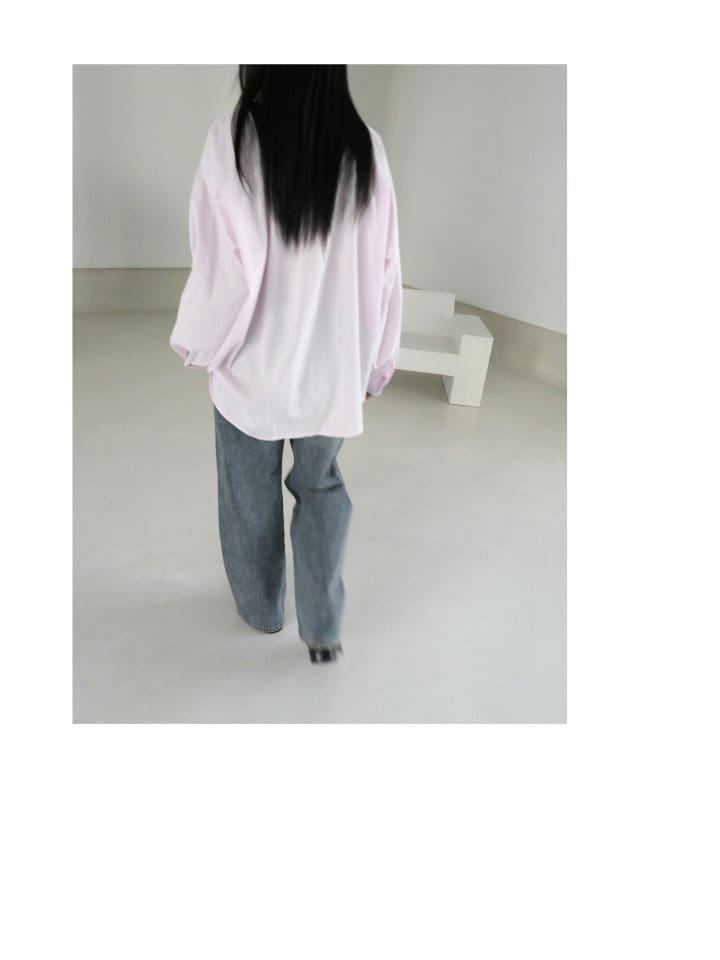 Enten - Korean Women Fashion - #momslook - Cream Shirt - 5
