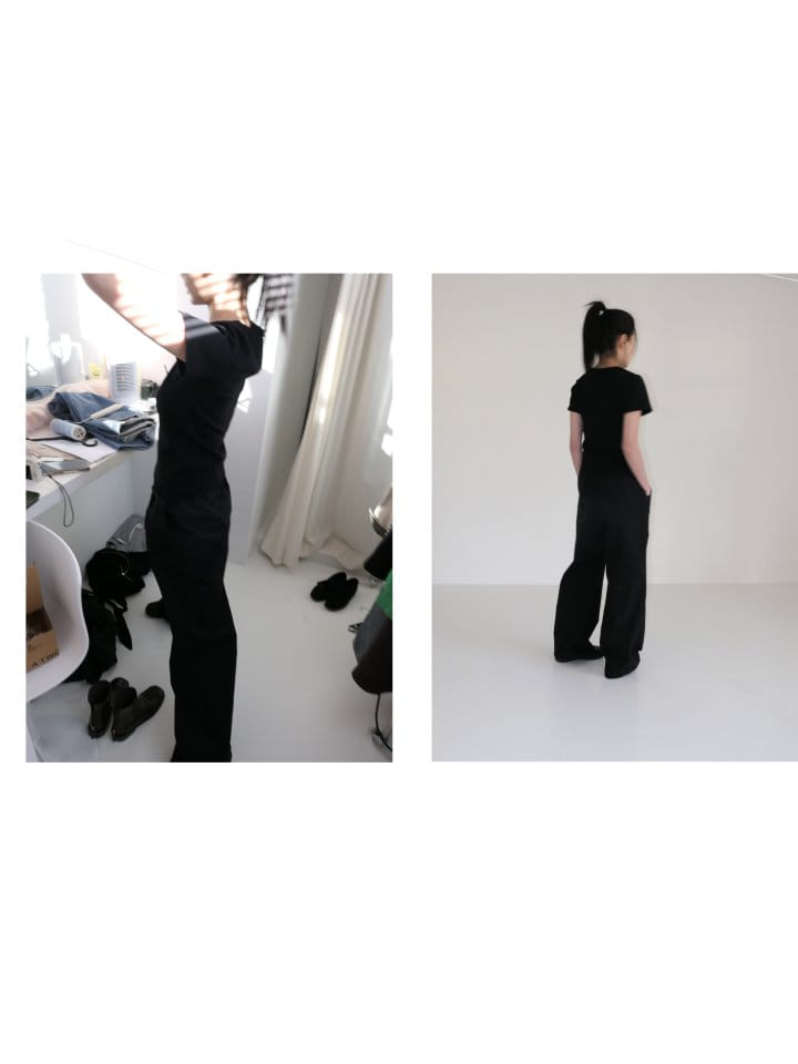 Enten - Korean Women Fashion - #momslook - Crople Pants - 10