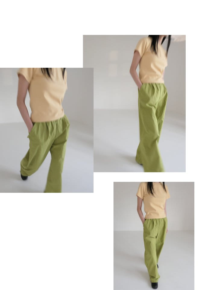 Enten - Korean Women Fashion - #momslook - Crople Pants - 2