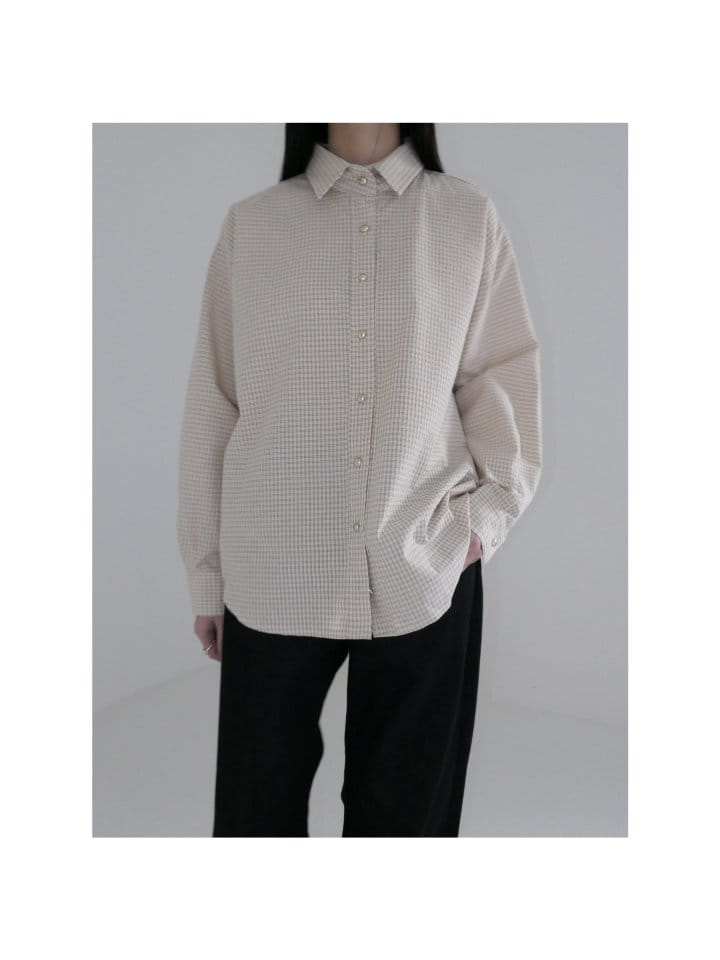 Enten - Korean Women Fashion - #momslook - Lea Checkered Shirt - 7