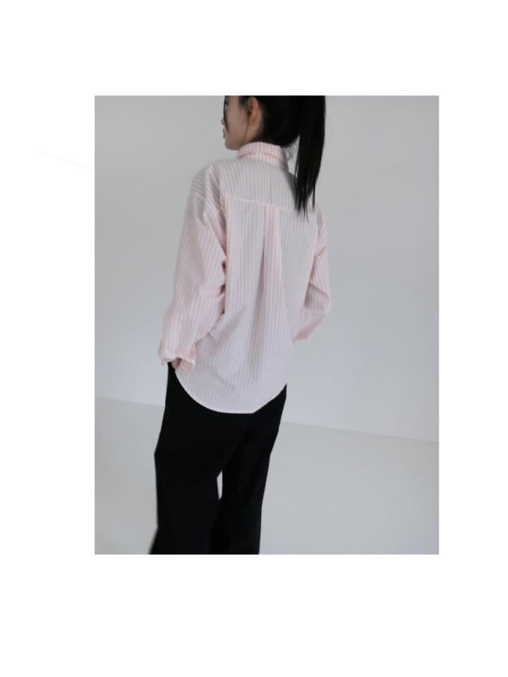 Enten - Korean Women Fashion - #thelittlethings - Bane Stripe Shirt - 4