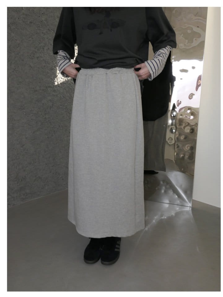 Enten - Korean Women Fashion - #momslook - Terry Skirt - 2