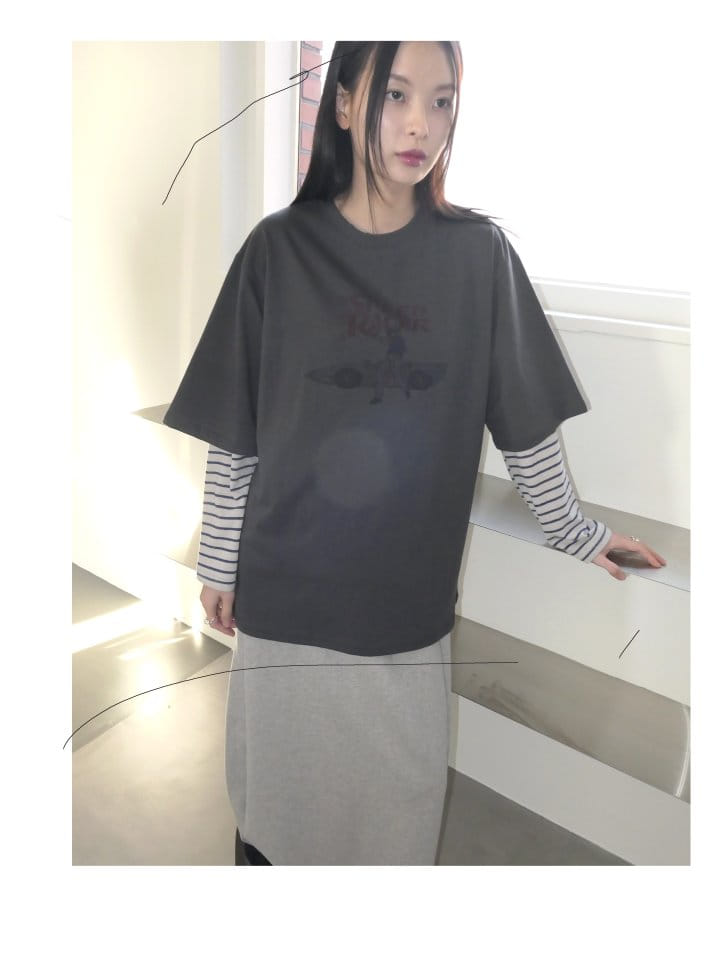 Enten - Korean Women Fashion - #momslook - Terry Skirt - 8