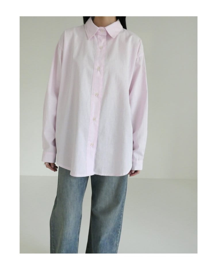 Enten - Korean Women Fashion - #momslook - Cream Shirt - 4