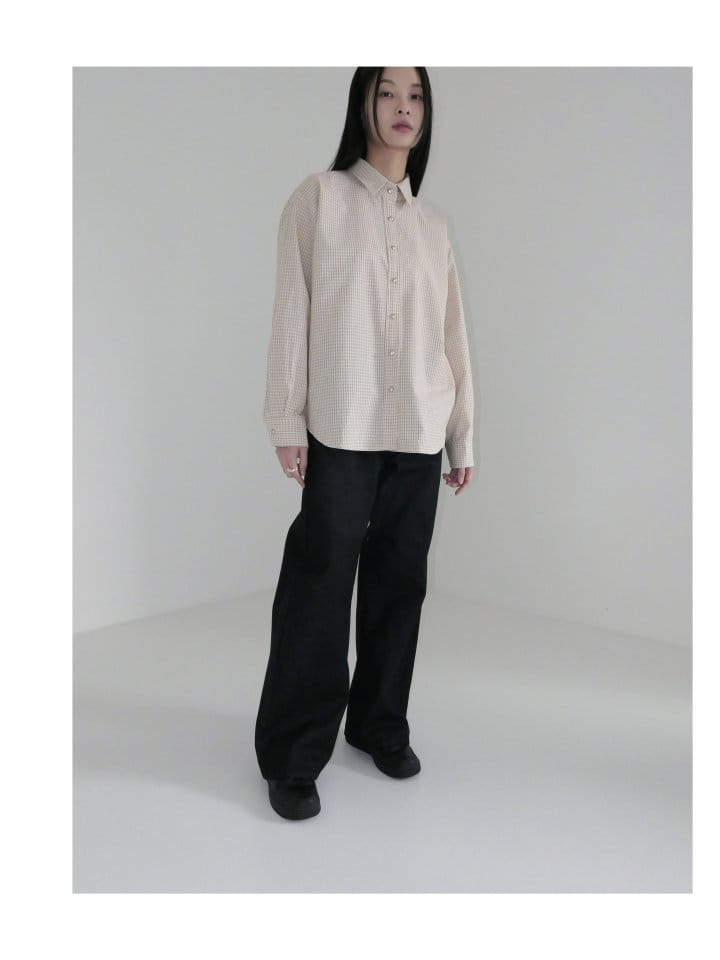 Enten - Korean Women Fashion - #womensfashion - Lea Checkered Shirt - 10