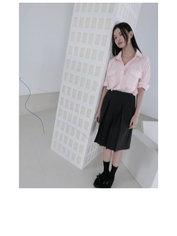Enten - Korean Women Fashion - #womensfashion - Bane Stripe Shirt - 9