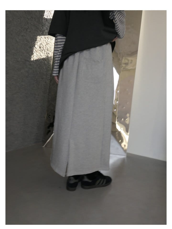 Enten - Korean Women Fashion - #womensfashion - Terry Skirt