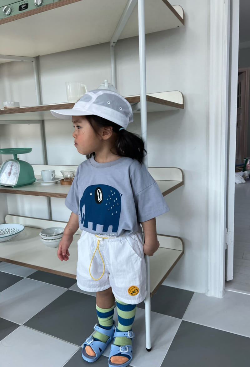 Fine-Studio - Korean Children Fashion - #Kfashion4kids - Elephant Short Sleeve Tee - 6
