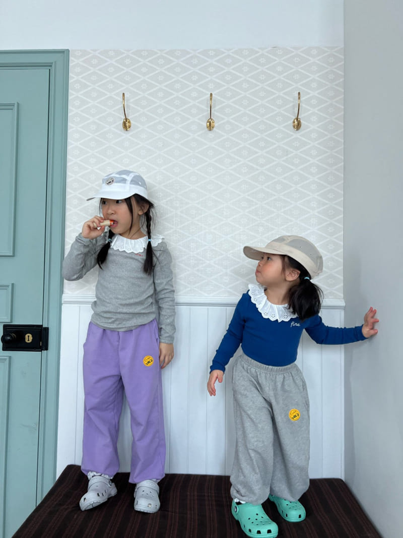 Fine-Studio - Korean Children Fashion - #childrensboutique - Lace Jogger Pants - 5