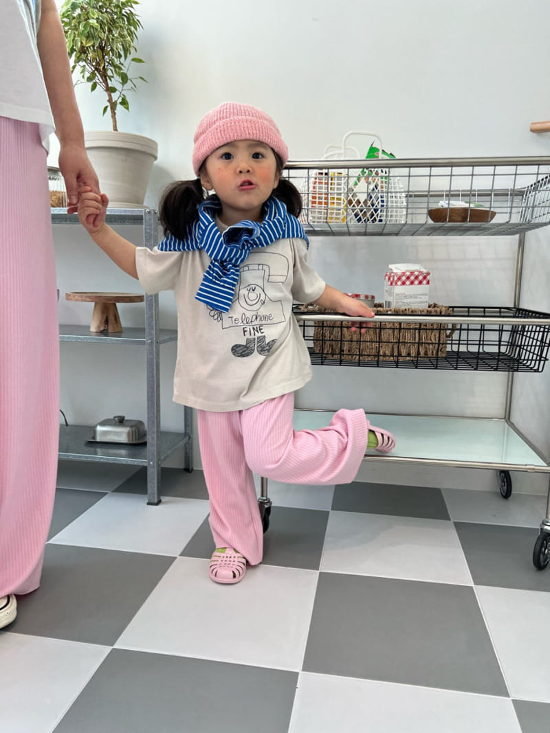 Fine-Studio - Korean Children Fashion - #childrensboutique - Banana Rib Pants - 3