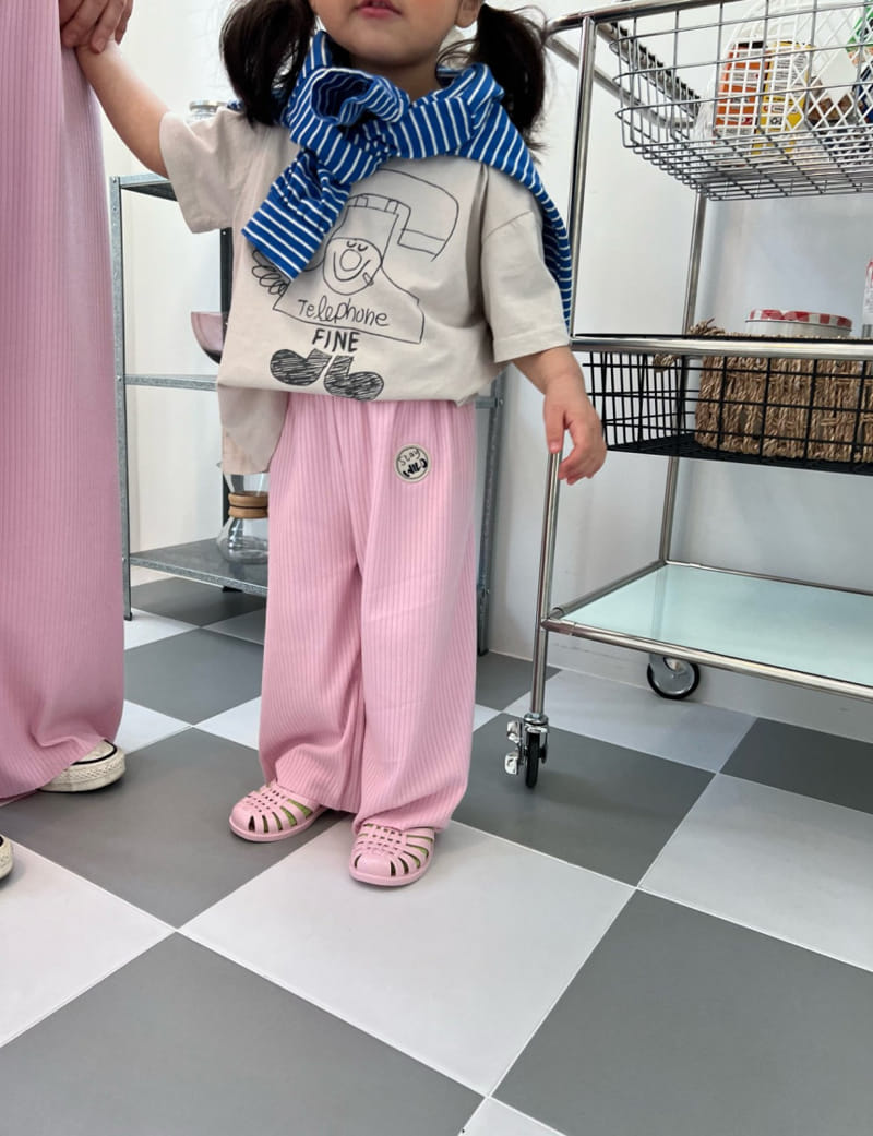 Fine-Studio - Korean Children Fashion - #childrensboutique - Banana Rib Pants - 4
