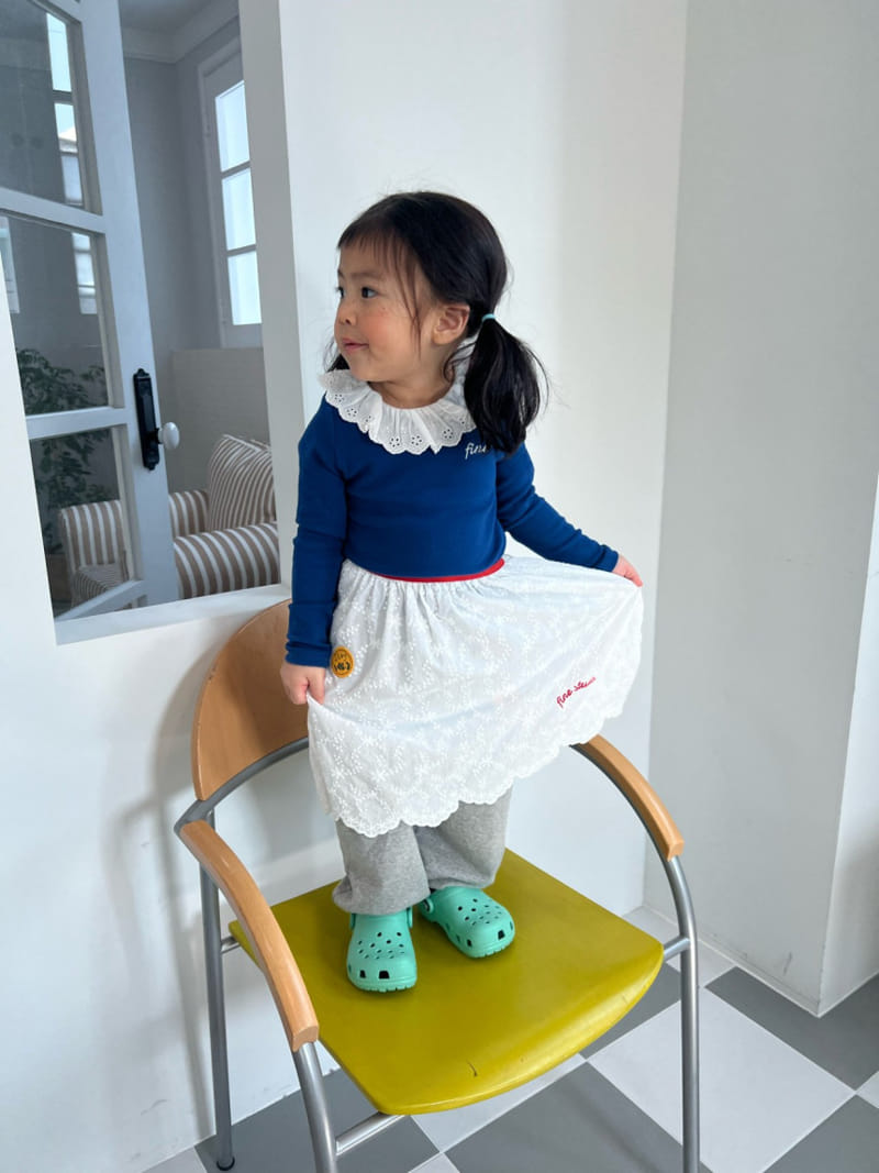 Fine-Studio - Korean Children Fashion - #discoveringself - Lace Jogger Pants - 7