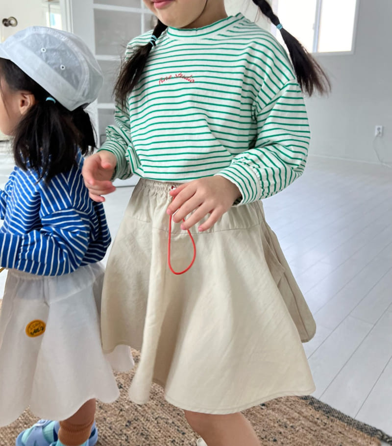 Fine-Studio - Korean Children Fashion - #kidsshorts - Roll ST Tee - 4