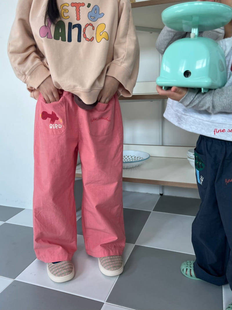Fine-Studio - Korean Children Fashion - #kidsstore - Pocket Pants - 4