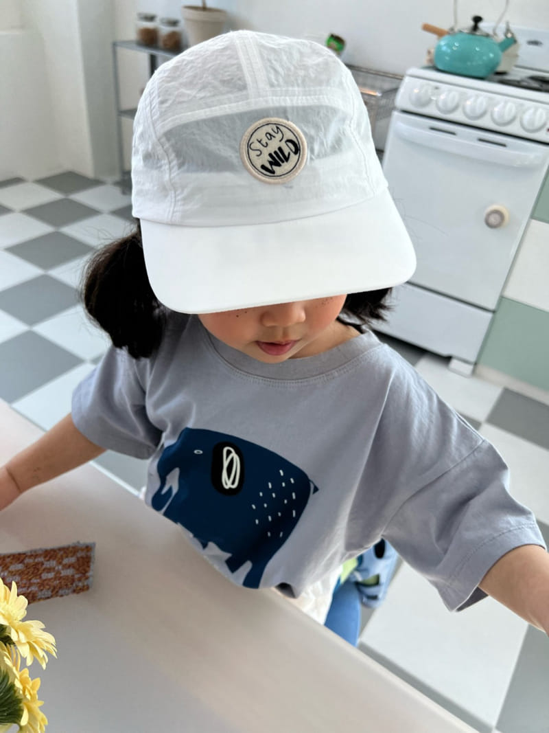 Fine-Studio - Korean Children Fashion - #stylishchildhood - Wide Camp Cap - 5