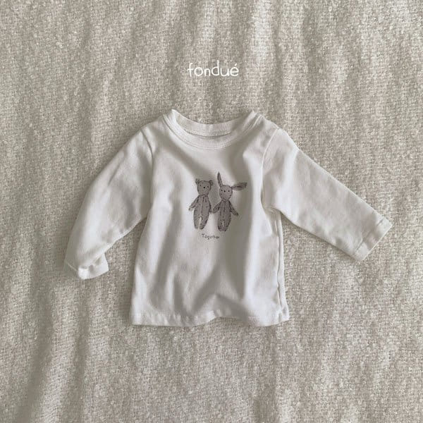 Fondue - Korean Baby Fashion - #onlinebabyboutique - Bear Bunny Tee