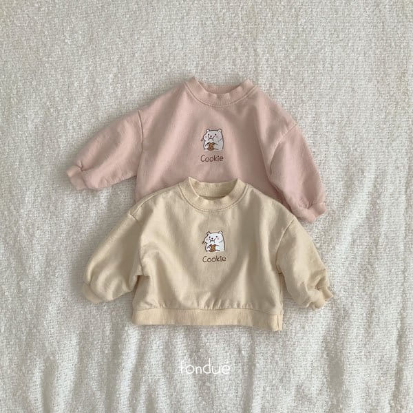 Fondue - Korean Baby Fashion - #onlinebabyshop - Cookies Yum Yum Sweatshirt