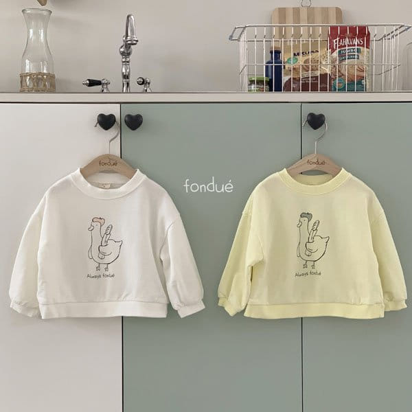 Fondue - Korean Children Fashion - #littlefashionista - Duck Sweatshirt