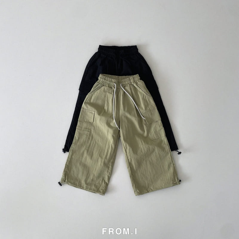 From I - Korean Children Fashion - #discoveringself - Nylon Cargo Pants - 2
