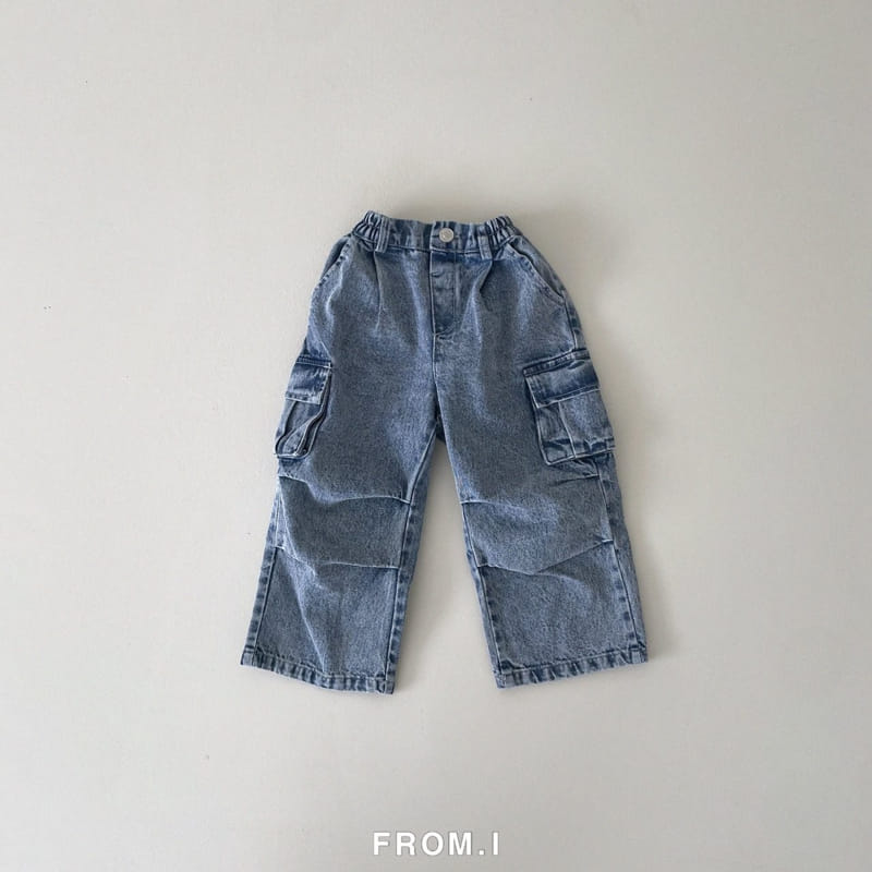 From I - Korean Children Fashion - #fashionkids - Denim Para Suit Pants - 2