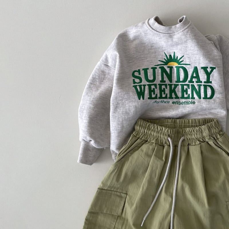 From I - Korean Children Fashion - #kidsshorts - Sunday Sweatshirt - 11