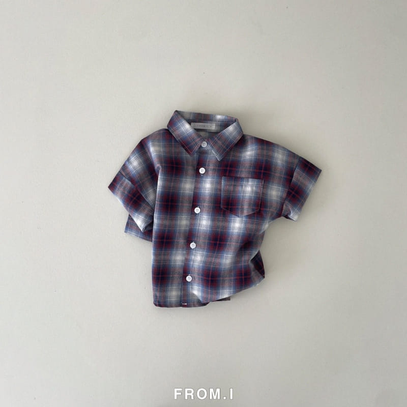 From I - Korean Children Fashion - #kidsshorts - Check Shirt - 7