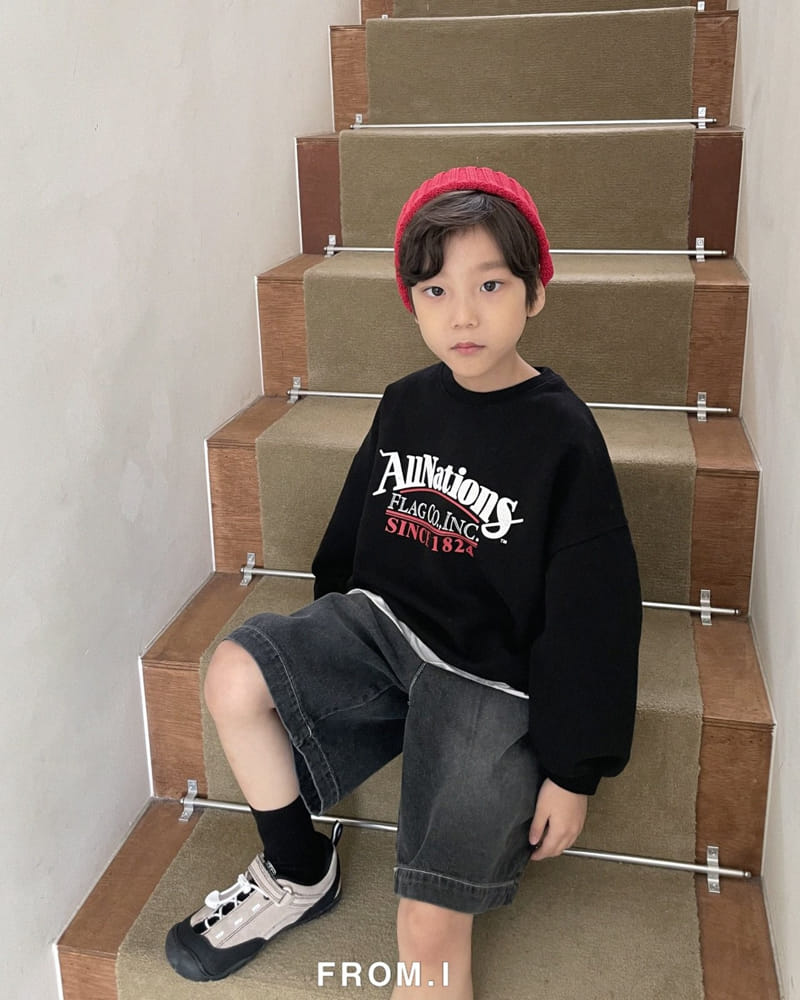 From I - Korean Children Fashion - #kidzfashiontrend - All Nations Sweatshirt - 11