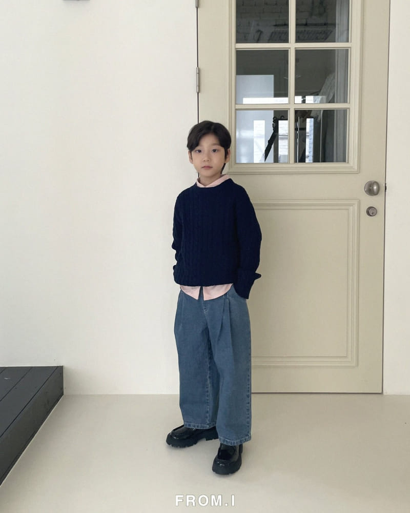 From I - Korean Children Fashion - #magicofchildhood - Two Tuck Wide Pants - 11