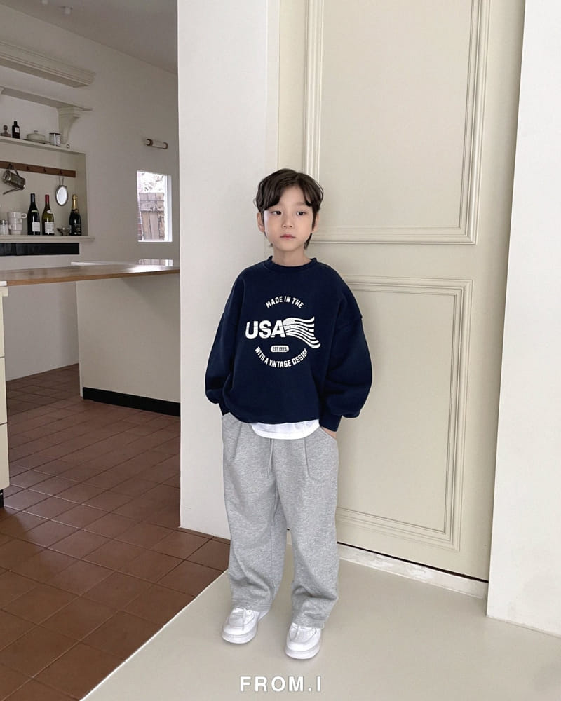 From I - Korean Children Fashion - #stylishchildhood - USA Sweatshirt - 8