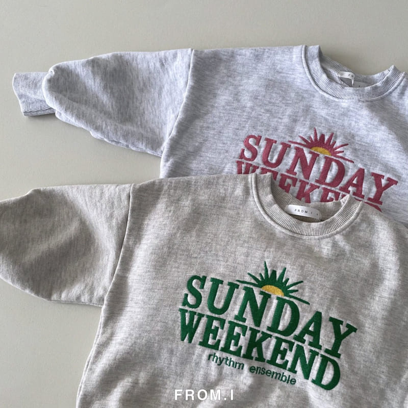 From I - Korean Children Fashion - #stylishchildhood - Sunday Sweatshirt - 5