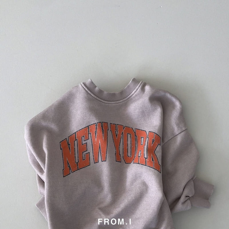 From I - Korean Children Fashion - #stylishchildhood - New York Sweatshirt - 9