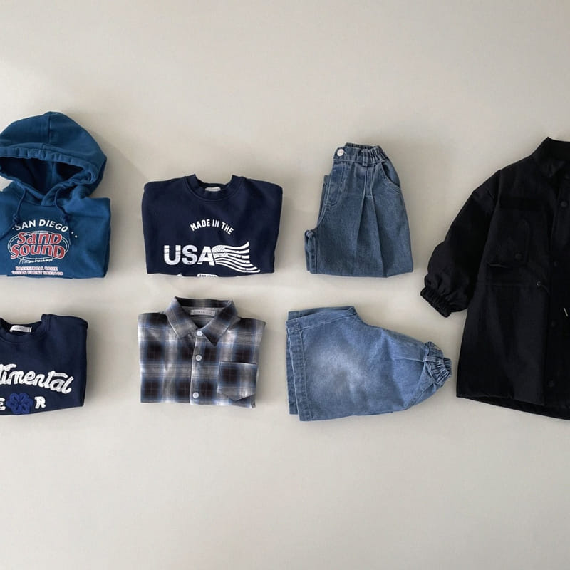 From I - Korean Children Fashion - #toddlerclothing - USA Sweatshirt - 7