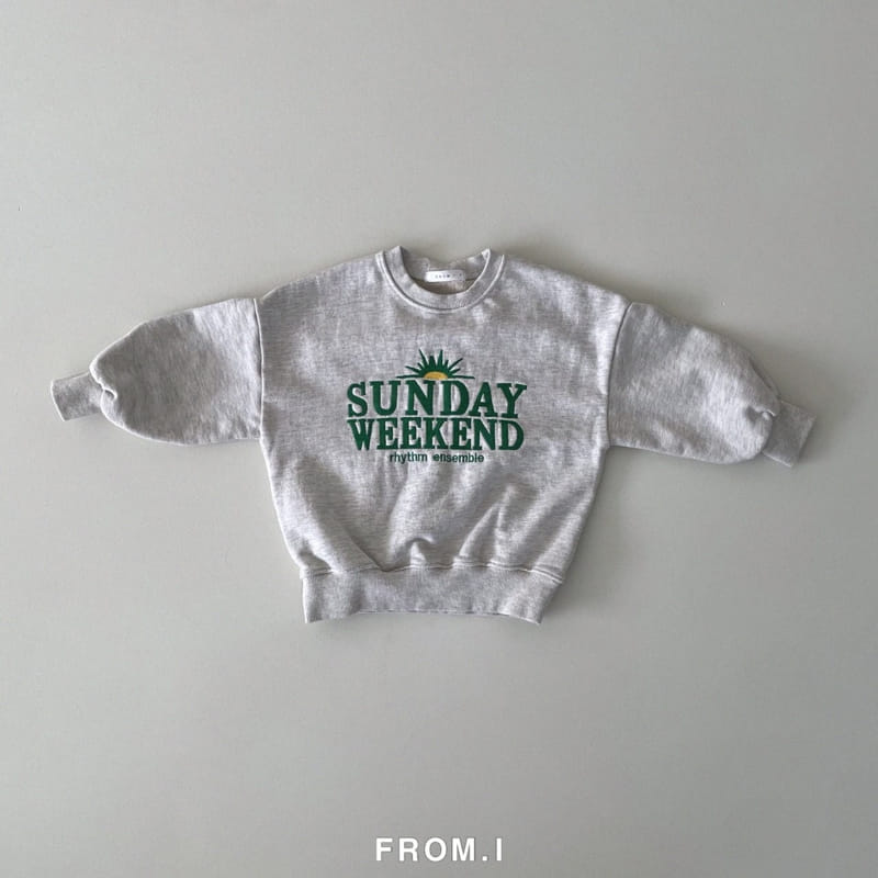 From I - Korean Children Fashion - #todddlerfashion - Sunday Sweatshirt - 4