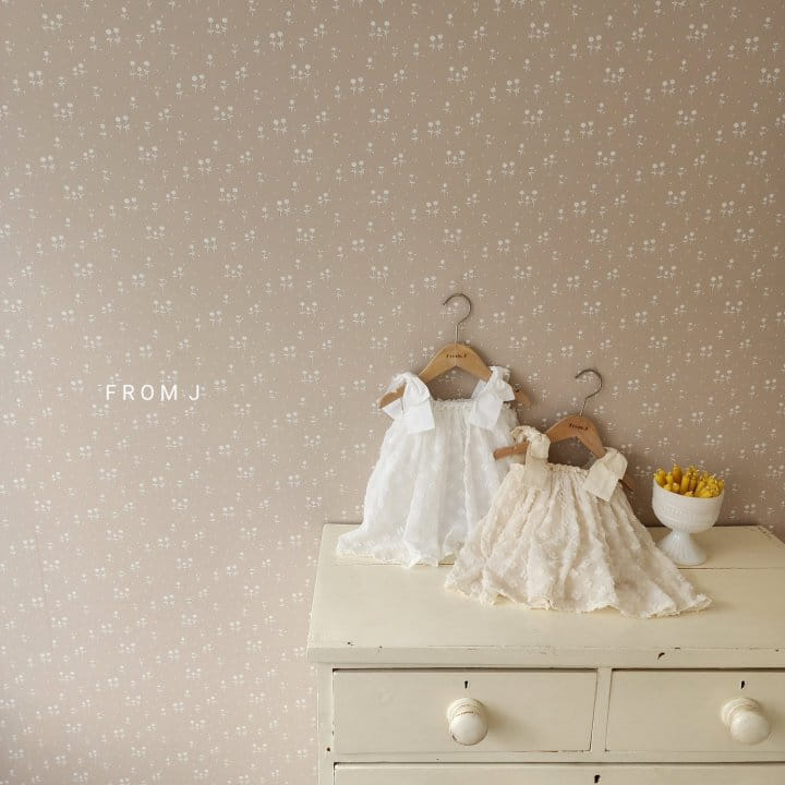 From J - Korean Baby Fashion - #babyboutique - Ribbon Vly Body Suit - 2