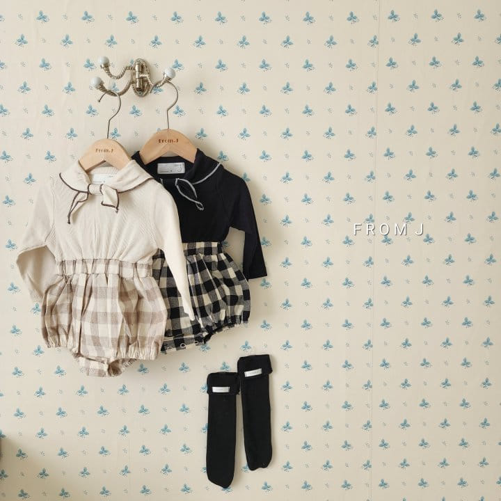 From J - Korean Baby Fashion - #babyboutique - Collar Twist Body Suit - 8