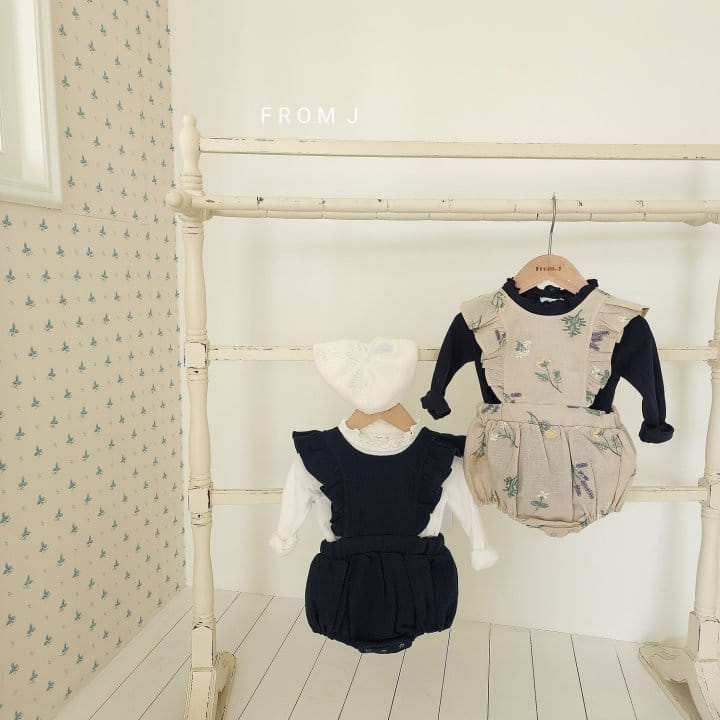From J - Korean Baby Fashion - #babyboutique - Bonjour Dungarees Body Suit - 5