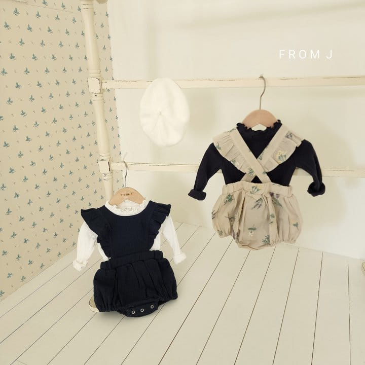 From J - Korean Baby Fashion - #babyboutique - Bonjour Dungarees Body Suit - 6