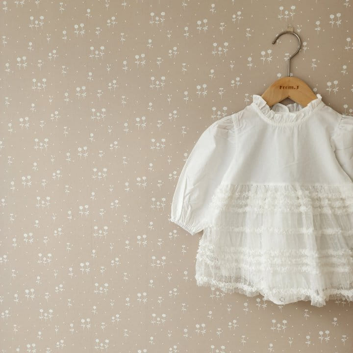 From J - Korean Baby Fashion - #babyboutique - Mini dress Body Suit - 4