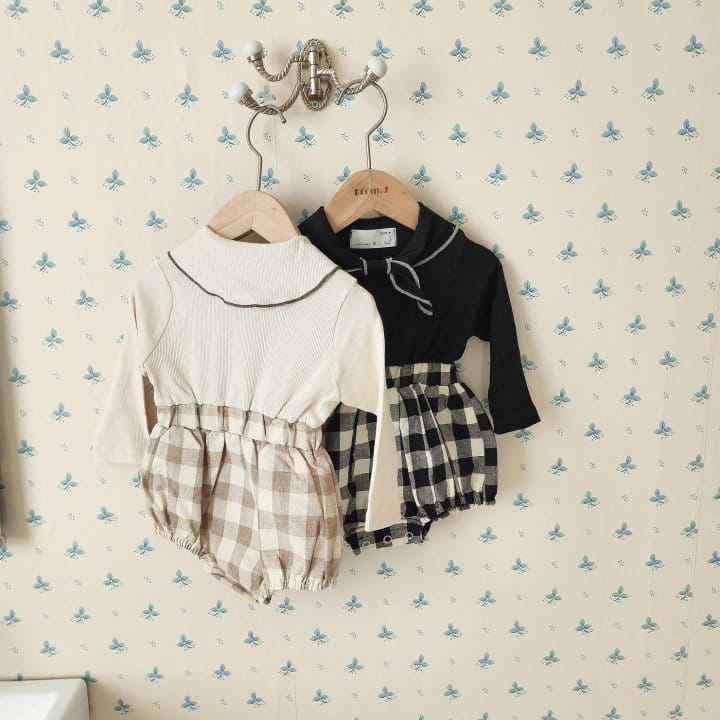 From J - Korean Baby Fashion - #babyboutiqueclothing - Collar Twist Body Suit - 9