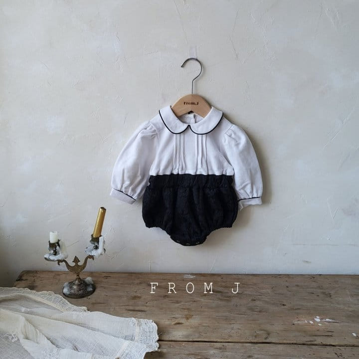 From J - Korean Baby Fashion - #babyboutiqueclothing - Spring Pintuck Body Suit - 2