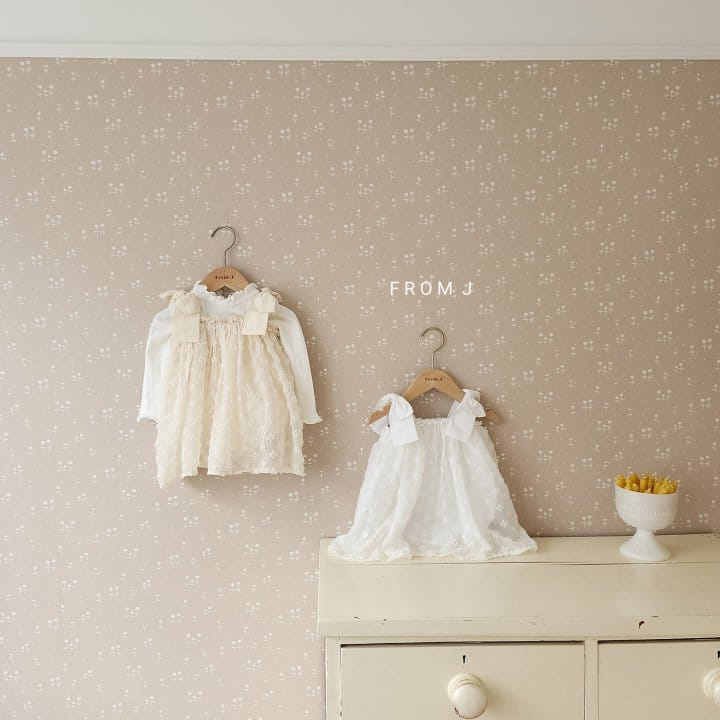 From J - Korean Baby Fashion - #babyboutiqueclothing - Ribbon Vly Body Suit - 4