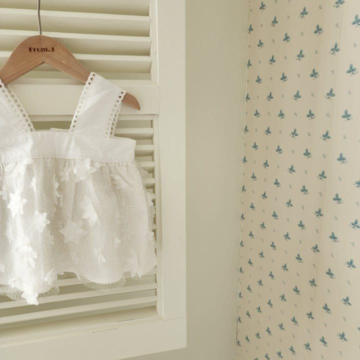 From J - Korean Baby Fashion - #babyclothing - Floral Leaf Bustier - 3