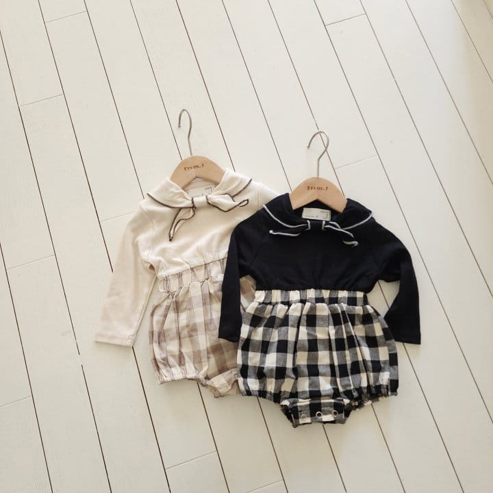 From J - Korean Baby Fashion - #babyclothing - Collar Twist Body Suit - 10