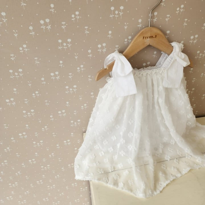 From J - Korean Baby Fashion - #babyfashion - Ribbon Vly Body Suit - 5