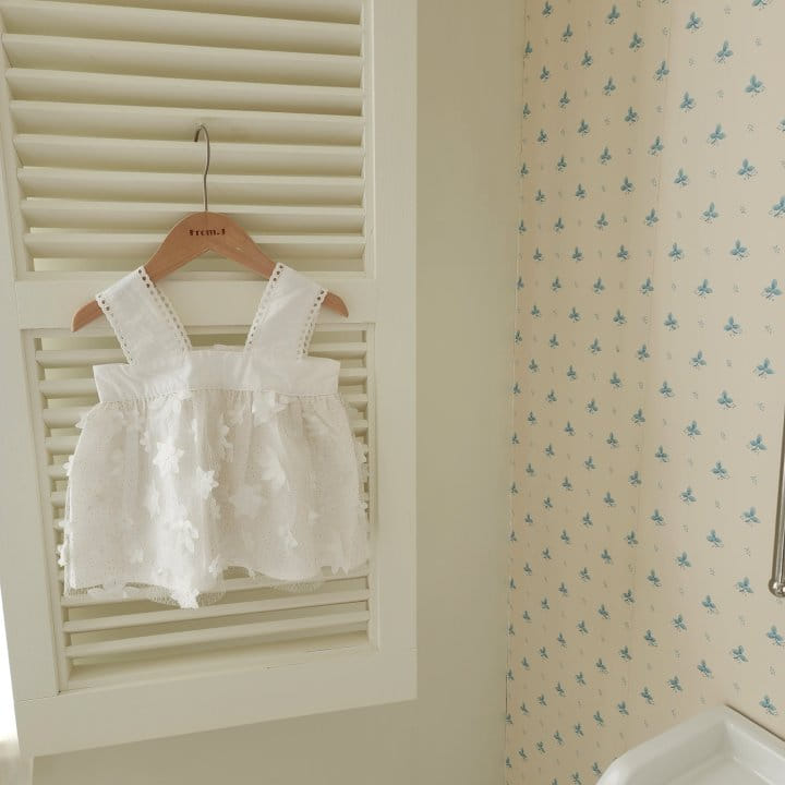From J - Korean Baby Fashion - #babyclothing - Floral Leaf Bustier - 4