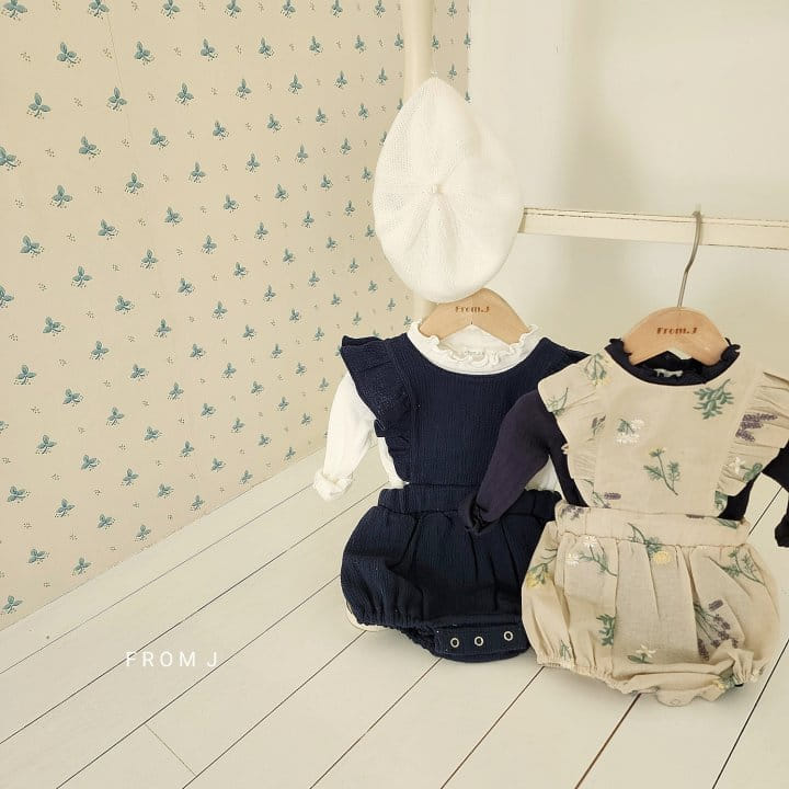 From J - Korean Baby Fashion - #babyfashion - Bonjour Dungarees Body Suit - 9