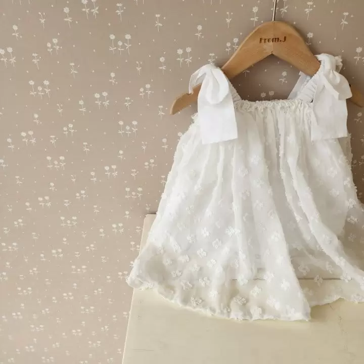 From J - Korean Baby Fashion - #babygirlfashion - Ribbon Vly Body Suit - 7